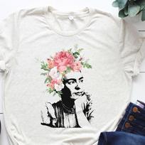 Frida Kahlo tee, Frida Shirt, Frida Kahlo T-shirt, Empowerment Tee, Feminist shirt, Frida Fan Tee, Viva La Vida Shirt, Equality 140 white
