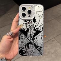 Black Clovers Astas Phone Case for iPhone 17 Air 16 16e 15 14 Plus 13 12 11 Pro Max X Xs XR 8 Colorful Silver Hard Cover iPhone 13 Pro Max black