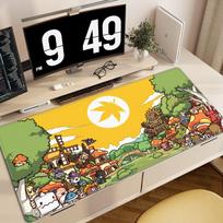 Game Maplestory Mousepad Gaming Office Desk Pads Large For Computer Nonslip Lockedge Mouse Pad 800x400x2mm yellow