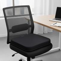 Memory Foam Seat Cushion Slow Recovery Ergonomic Office Chair Breathable Textile Seating 35*35*4cm juoda