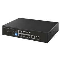 IODATA PoE Hub 10 prievadų suderinamas L2 Nevaldomas Gigabit suderinamas 120 W maitinimo šaltinis Uplink maitinimo šaltinis Sieninė IP kamera Japonijos gamintojas juoda