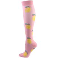 Compression Socks Doctor Nurse Golfs Tube Fit Medical Edema Diabetes Varicose Veins Soccer Men Stockings S-XXL Large Size S-M white