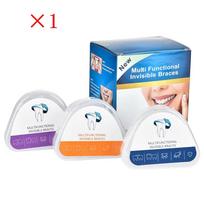 Dental Accessories 3 Stages Dental Braces Teeth Trainer Alignment Mouthpiece Tooth Orthodontic Brace Straightener For Adults 3 1 set