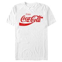 Mens Coca Cola Enjoy Logo T Shirt S red