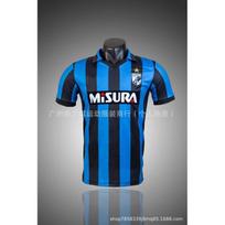 Inter Milan Retro Football Jersey Short Sleeve Vintage Soccer Shirt Mens Bamboo Fiber Sport Wear Medium
