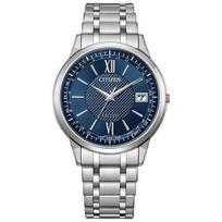 [Citizen] Exceed CB1140-61L Watch, Eco-Drive, World Time, Titanium, Silver/Navy