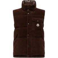 Moncler Agen corduroy padded gilet K20911A00191598XG259 3 black