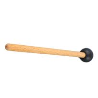 Drum Mallet Antislip Bass Drum Percussion Stick Hammer Wooden Musical Drumstick with Soft Felt Black SP 05 21cm beige