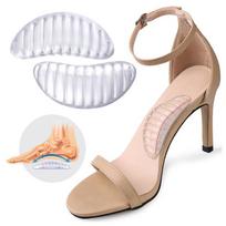 1Pair skaidraus silikono gelio lanko atramos batų įdėklas plokščių pėdų koregavimo pagalvėlė one size beige
