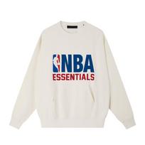 Fear of God Essentials x NBA Sports Fit Crewneck 'Cream' L blue