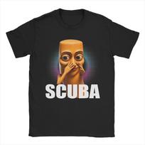 Scuba Tung Tung Sahur Dance Funny Brainrot Meme T Shirt Unisexs 100 Cotton Funny Tshirt Tee Shirt Short Sleeve Clothing 3XL brown