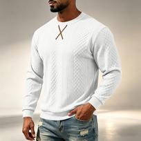 Men's Crewneck Sweatshirt Casual Loose Fit Pullover Top for Everyday Wear XL balta