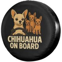 Tire Cover Funny Dog Spare Wheel Protector for RV Trailer SUV Waterproof 16inch