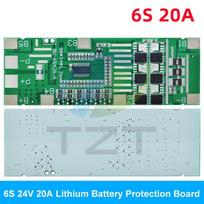 1/3PCS 24V 6S 40A BMS 18650 Li-Ion Lithium Battery Poretect Board Solar Lighting BMS PCB With Balance For Ebike Scooter 1PCS