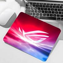 AS-US ROG Game player Square Mousepad Small Size Home Desk Protector Mat Washable Desktop Mouse Pad Non-slip rubber Table mat 220X180X2MM red