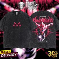 Majin Buu Dragonball Retro Vintage Unisex Oversize T-Shirt Gildan 5000 Gaming 110 pink