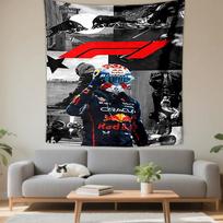Formula 1 Driver Red Bull Racing F1 Scene Patterned tapestry for bedroom and living room home decor sofas 180x230cm(70x90in)