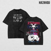 The Binding Of Isaac game V2 Unisex Cotton Vintage Graphic T-Shirt 150 black
