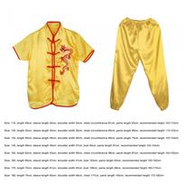 Chinese Traditional Wushu Costume Art Outfits Stage Performance Tai Uniform for Men Women Soft