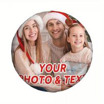Custom Spare Tire Cover For High-End Vehicles, Personalized Universal Fit Tire Protector. Add Your Own Photos And Images. Suitab 15inch