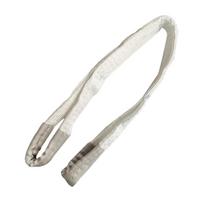 Weight Lifting Strap with Extra Strong Buckle Closure 2Ton 1m white