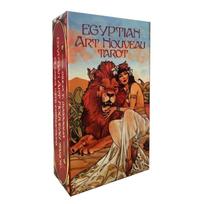 Egiptietiško Art Nouveau stiliaus Tarot kortos oracle kaladės reikšmė Šeimos vakarėlio stalo žaidimas Oracle kortos Būrimas Likimo kortelė brown