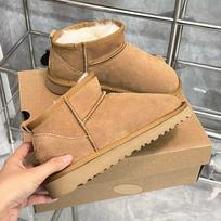 New 2026 Women Winter Ultra Mini Boot Designer Platform Boots for Warm Leather Ankle Fur Slippers Luxury Boots 35-44 41 ruda