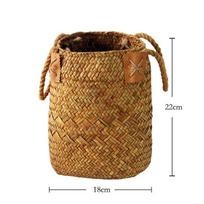 Style Artificial Alocasia Odora Leaf Plant With Handcrafted Basket For Home Decor ruda