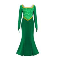 Shrek Adult Costume Dress With Velvet Fabric For Cosplay And Halloween Events S blue
