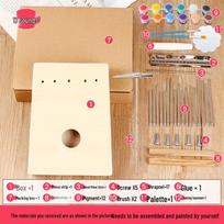 Kalimba DIY Kit: 17-Key & 10-Key Thumb Piano for Kids - Handmade Music Instrument with Painting Activity