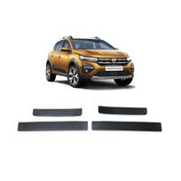 Black side sill protectors set for Dacia Sandero from 2021