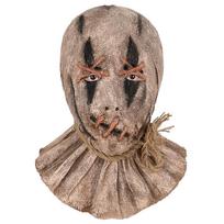 Helovino Šiaudinio žmogaus latekso kaukė vakarėliui, cosplay Style 6 beige