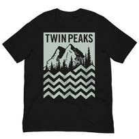 Twin Peaks The Iconic Mountain Logo Fashion T-Shirt Cotton Men's Clothes Women's T-Shirt Y2k Tee Casual 2026 Summer New T Shirt S white