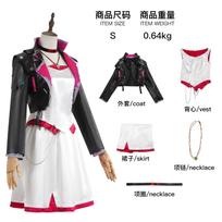 Arcane Season 2 Powder Jinx Cosplay Costume, Game Character Stage Performance Dress XL black