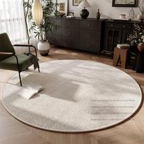 Modern Round Rug for Living Room Bedroom Bedside Dressing Table Entryway Decorative Floor Mat 80cm 31.4 in