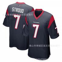 Mens Football Jersey Houston Texans 7 C.J. Stroud Red Sports Shirt M gray