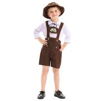 Halloween Kids German Beer Costume Childrens Stage Performance Outfit Cultural Festival Traditional Clothing XL black