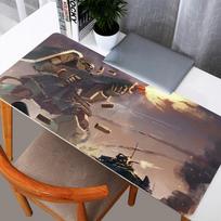 Large Mouse Pad Gamer Mechanical Warrior Gundam Zaku II Keyboard Mousepad Pc Computer Desk Mat Gaming Pad Mouse Mats For CS GO 40x90x0.2cm