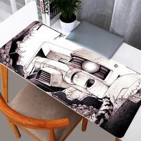 Large Mouse Pad Gamer Mechanical Warrior Gundam Zaku II Keyboard Mousepad Pc Computer Desk Mat Gaming Pad Mouse Mats For CS GO 40x90x0.2cm