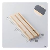 Wooden Tile Rack Robust Tray Compact for Tabletop Games