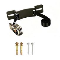 Safety Gas Cylinder Support Propane Tank Holder, Heavy Duty Steel Wall Mounted Bottle Fixing Bracket, Camping Bracket Adjustable Ratchet Strap 1pc