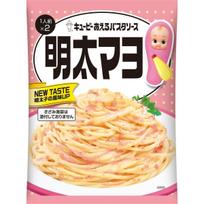 Kewpie Aeru Pasta Sauce Spicy Cod Roe Mentaiko Mayo Flavor 37g x 2 Servings, Japanese Instant Spaghetti Sauce black