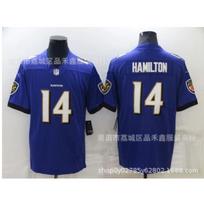 Baltimore Ravens NFL Football Jersey 52 Ray Lewis 14 Lamar Jackson Custom Rugby Style Sport Shirt Cotton Men Women XXXL