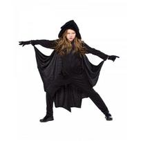 Kids Bat Costume Jumpsuit Neutral Halloween Stage Performance Outfit Children M black