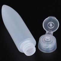 20Pcs Soft Tube Cosmetic Squeeze Bottles Refillable Shampoo Bottles  For Facial Cleanser 30ml gray