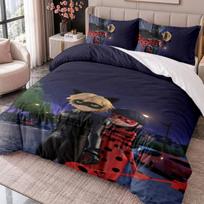 Miraculous Ladybug 3Pcs Bedding Set Duvet Cover With Two Pillowcases For Bedroom Home Decoration 135cmx200cm