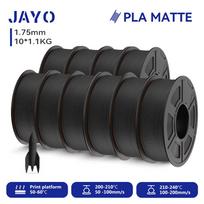 JAYO 10 Rolls 3D Printer PLA/PETG/PLA+/HS PETG/PLA Matte/PLA Meta Filament 1.75mm 3D Printing Materials for 99% 3D FDM Printer