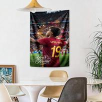 Lamin Yamal Custom Your Name Wall Decor Tapestry Art For Pet Memorial Birthdaywedding Party Backdrop Family Gift 100cmx150cm