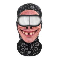Realistic Old Man Balaclava Face Mask Full Coverage Ski Mask Hood  Outdoor/Cycling/Pranks/Party 6 black