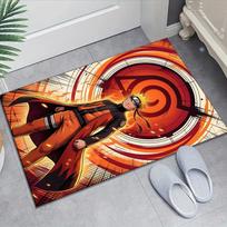 Naruto Design Area Rug - Non-Slip, Soft & Cozy Floor Mat for Living Room, Bedroom, Office - Indoor/Outdoor Decorative Carpet 50cmx80cm